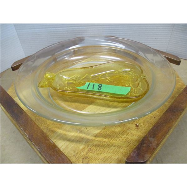 ESTATE:  LAZY SUSAN & GLASSWARE