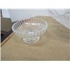 Image 2 : ESTATE:  GLASS BOWL & 2 DISHES