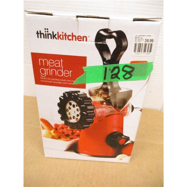 ESTATE:  THINK KITCHEN MEAT GRINDER IN ORIGINAL BOX