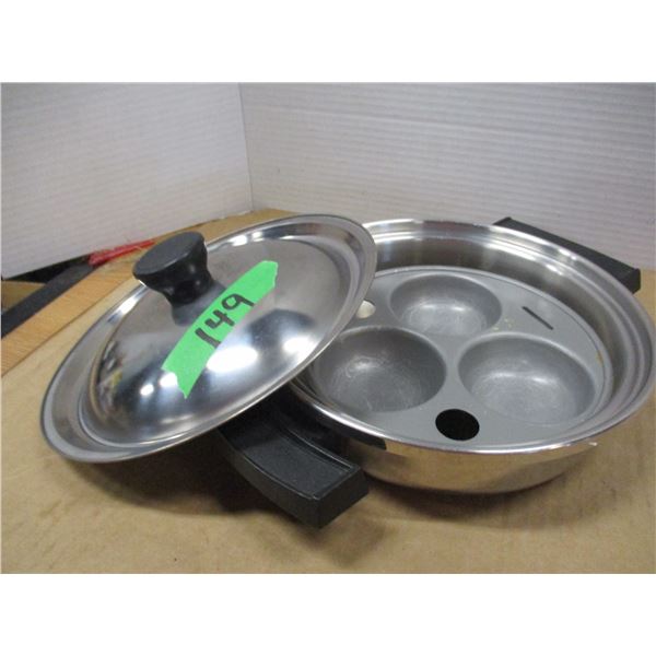 ESTATE:  3 EGG POACHER PAN (9")