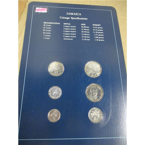 JAMAICA PROOF MINT SEALED COIN SET