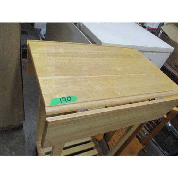 ESTATE:  ROLLING DROP LEAF TABLE