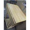 Image 3 : ESTATE:  ROLLING DROP LEAF TABLE