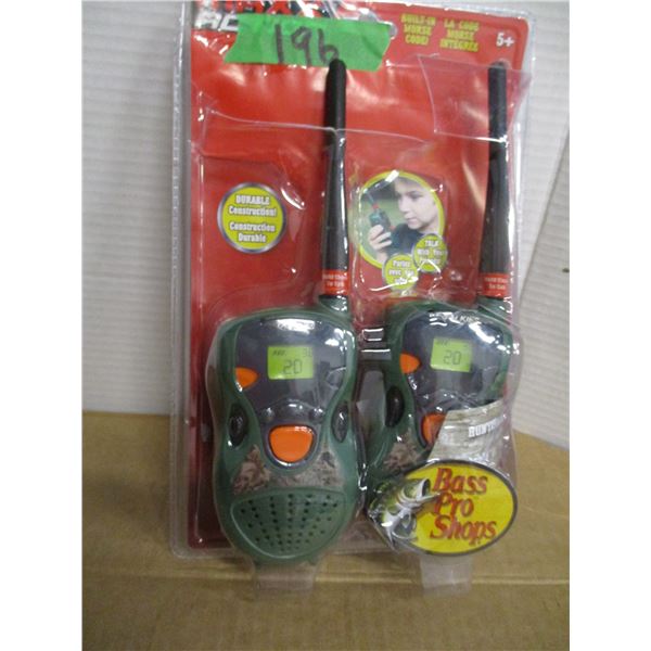 BASS PRO SHOPS SET OF WALKIE TALKIES
