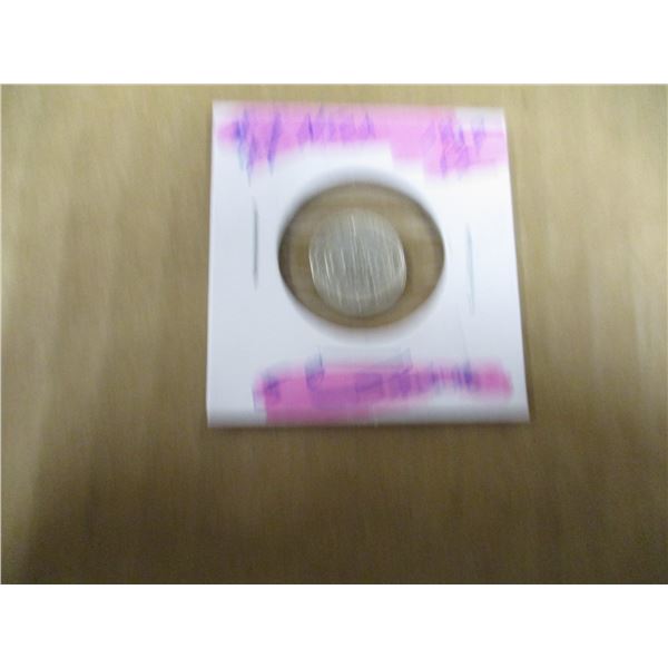 1929 NEWFOUNDLAND KING GEORGE V SILVER FIVE CENT