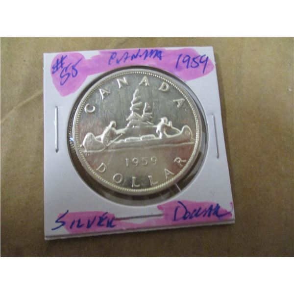 1959 CANADA SILVER DOLLAR