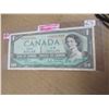 Image 1 : 1954 STAR REPLACEMENT SERIAL NUMBER POKER HAND SERIAL NUMBER $1 BILL