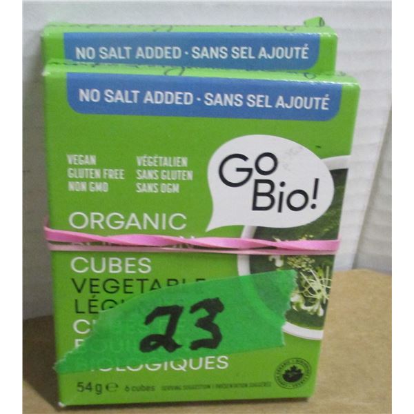 SHELF PULLS (AS IS):  VEGETABLE BOUILLION (2 X 6 CUBES) - BUNDLE