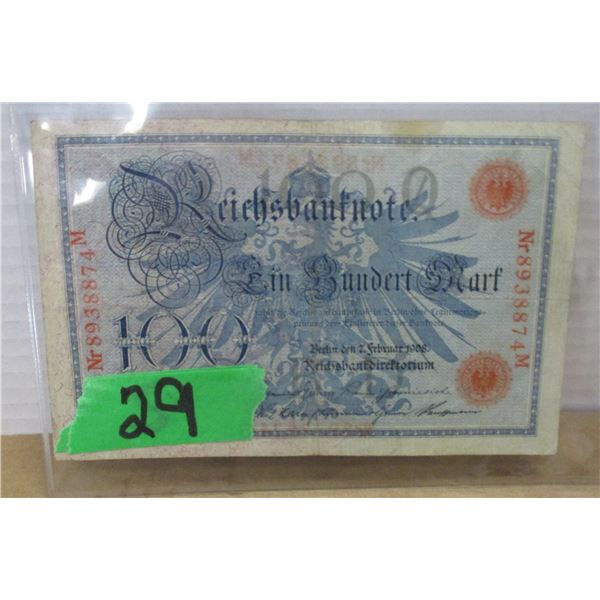 GERMAN 100 MARK