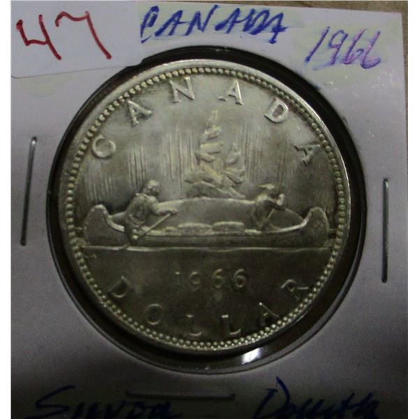 1966 CANADA SILVER DOLLAR