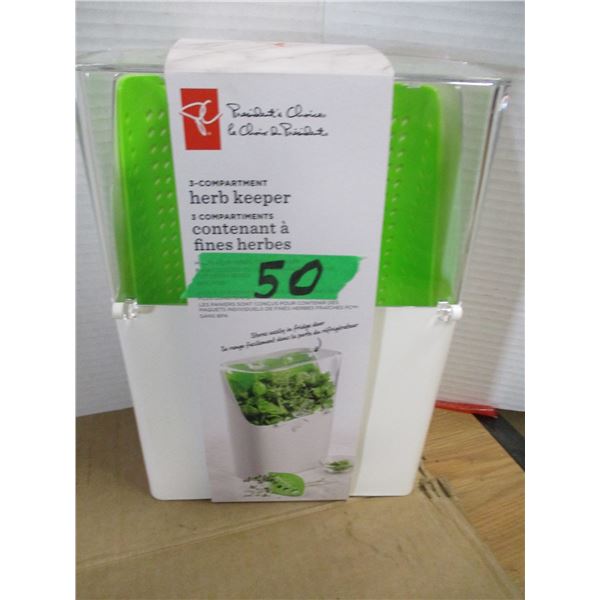 ESTATE/NEW:  HERB KEEPER