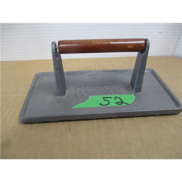 ESTATE/NEW:  CAST IRON GRILL PRESS