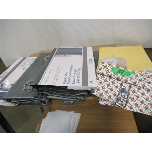 ESTATE:  SHOWER & WINDOW CURTAINS