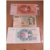 Image 2 : STOCK SHEET OF WORLD CZECHOSLOVAKIA BANK NOTES