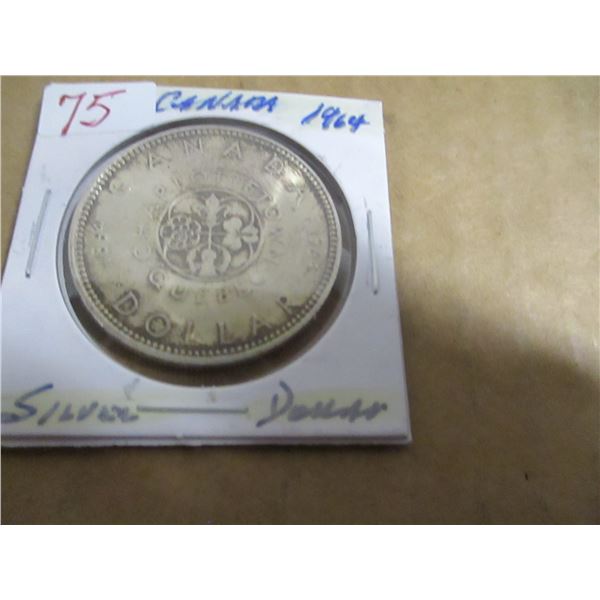 1964 CANADA SILVER DOLLAR