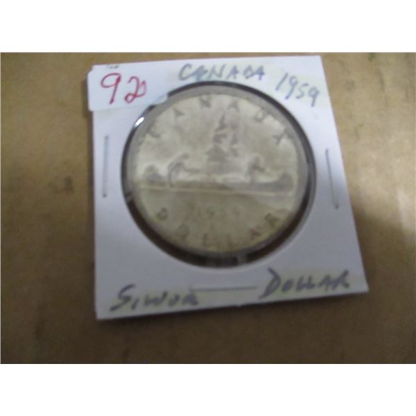1959 CANADA SILVER DOLLAR