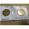 Image 1 : 1995 CANADA MEMORIAL & 2003 PROOF CANADA DOLLARS