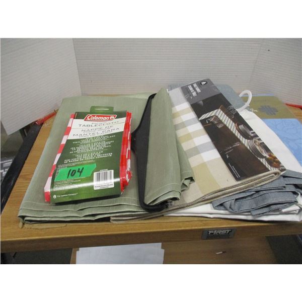 ESTATE:  FLAT C/W CURTAINS, TABLE CLOTHS, ETC