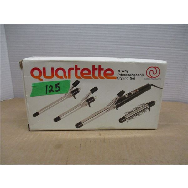 ESTATE:  QUARTETTE 4 WAY INTERCHANGEABLE STYLING SET IN ORIGINAL BOX