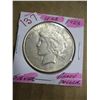 Image 1 : 1923 USA SILVER PEACE DOLLAR