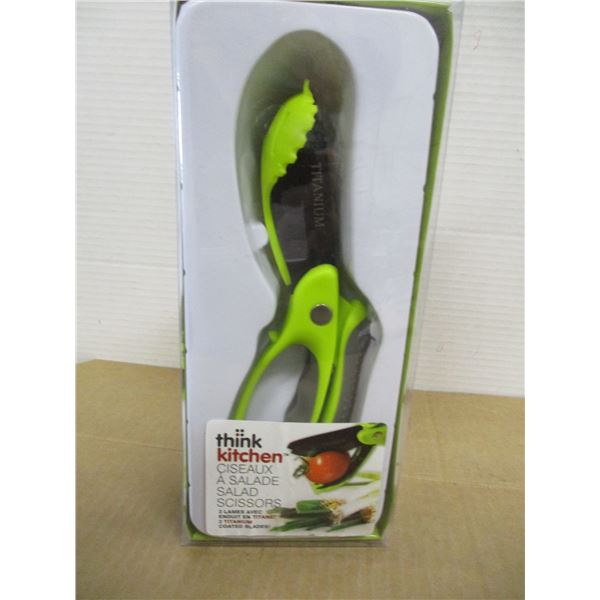 ESTATE:  THINK KITCHEN SALAD SCISSORS IN ORIGINAL BOX