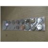 Image 1 : DOUBLE ROW OF CANADA & WORLD COLLECTABLE COINS