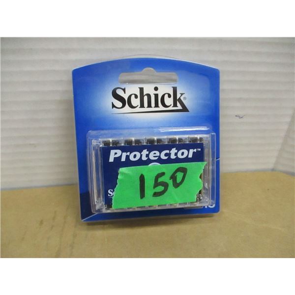 SHELF PULLS (AS IS):  SCHICK PROTECTOR RAZOR BLADES (10 PACK)