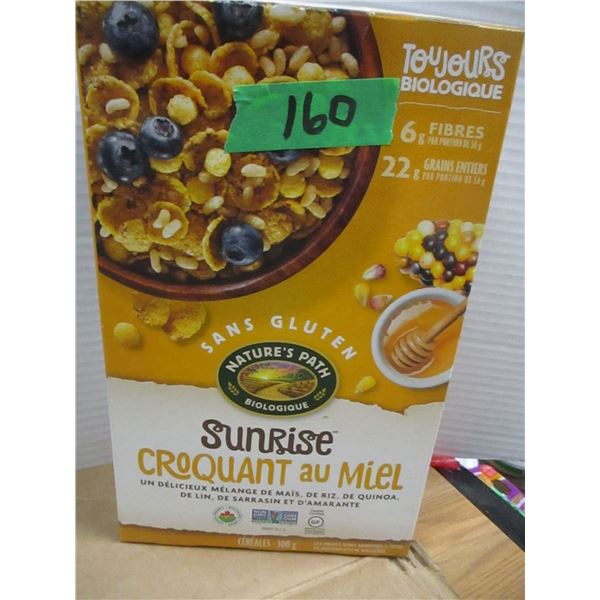 SHELF PULLS (AS IS):  SUNRISE HONEY CEREAL (300G) - BOX