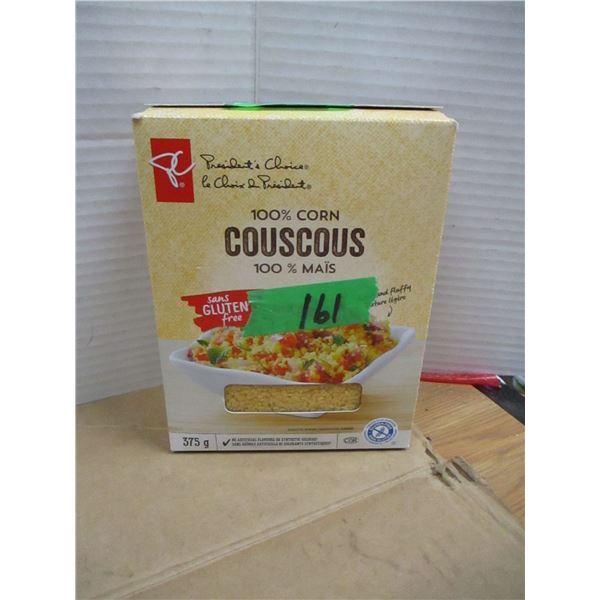 SHELF PULLS (AS IS):  COUSCOUS (375G) - BOX