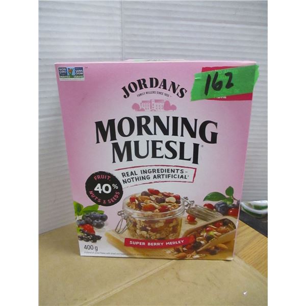 SHELF PULLS (AS IS):  MORNING MUESLI SUPER BERRY MEDLEY (400G) - BOX