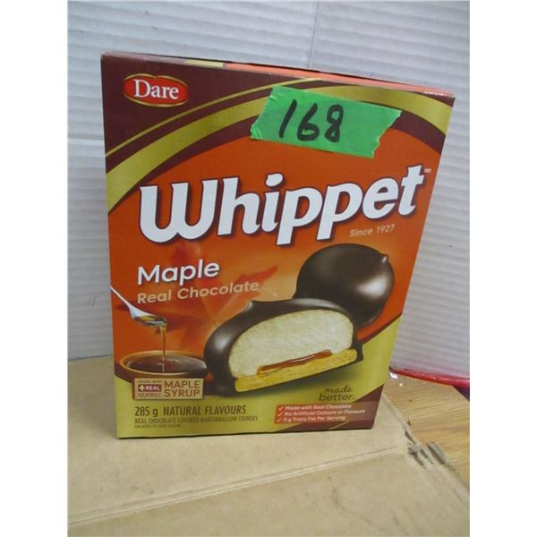 SHELF PULLS (AS IS):  DARE MAPLE WHIPPET COOKIE (285G) - BOX