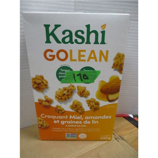 SHELF PULLS (AS IS):  KASHI GO LEAN CEREAL (400G) - BOX