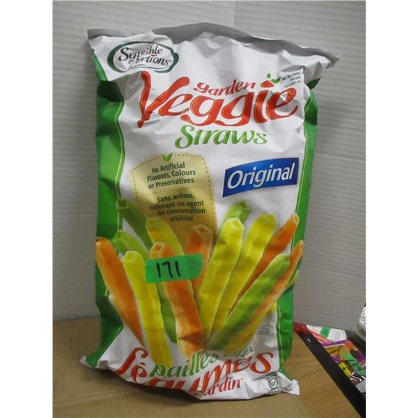 SHELF PULLS (AS IS):  VEGGIE STRAW CHIPS (425G) - BAG