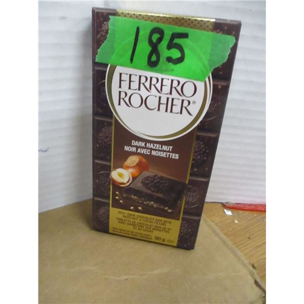 SHELF PULLS (AS IS):  FERRERO ROCHER DARK HAZELNUT BARS (90G)