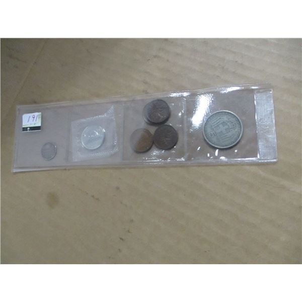 STOCK ROW OF CANADA & WORLD COLLECTABLE COINS