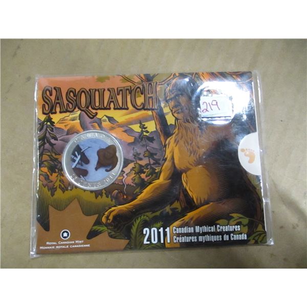 2011 MINT SEALED SASQUATCH COIN