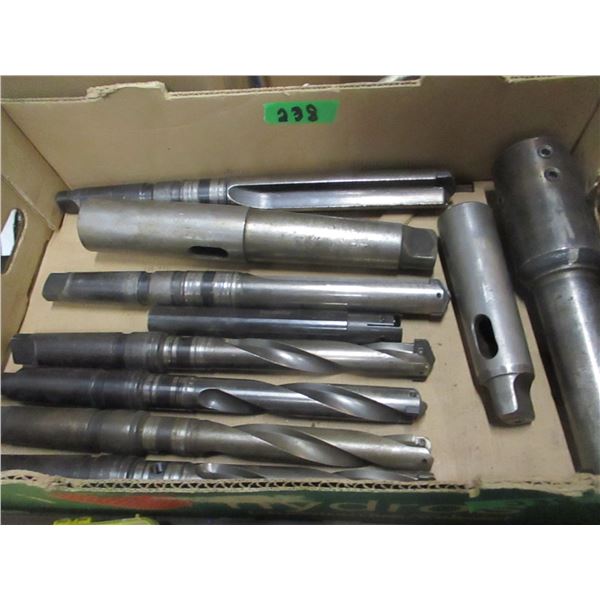 BOX C/W LARGE BITS & LOCKS