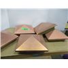 Image 1 : 5 - 6" COPPER FENCE POST TOPS
