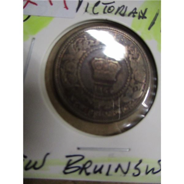 1864 NEW BRUNSWICK VICTORIAN LARGE PENNY