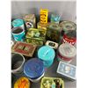 Image 3 : Large Lot Of Vintage Collectible Tins Including Tobacco