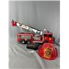Image 1 : 20" L Fire Truck w/ Plastic Fire Hat. Untested