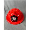Image 2 : 2 Toy Fire Trucks Including 13" L Tonka & Plastic Fire Hat. Untested