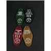 Image 2 : Lot Of Vintage B.C. Hotel/Motel Key Tags