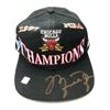 Image 2 : MICHAEL JORDAN SIGNED CHICAGO BULLS CHAMPIONS STARTED HAT (COJO COA)