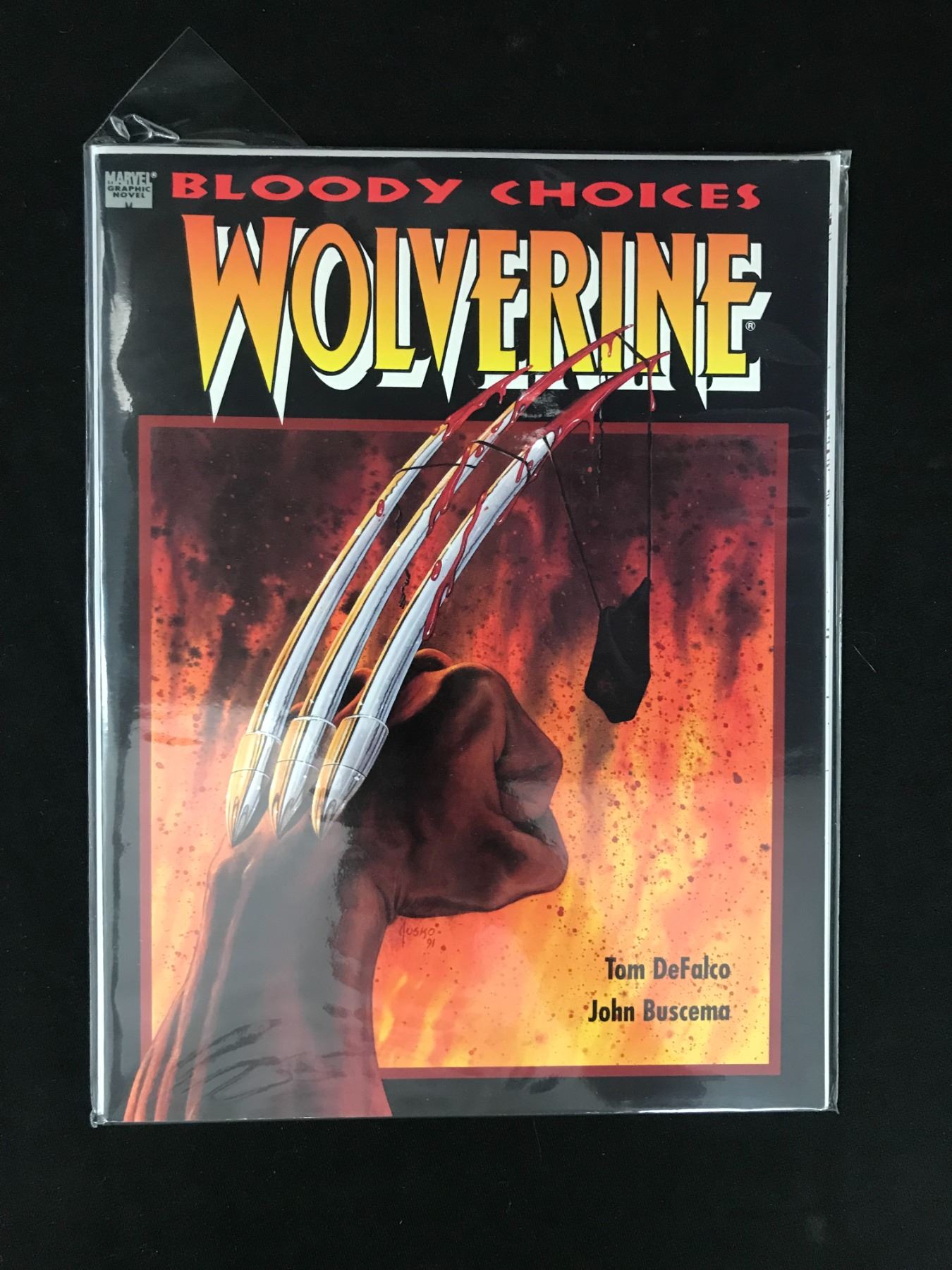 MARVEL COMICS GRAPHIC NOVEL WOLVERINE BLOODY CHOICES