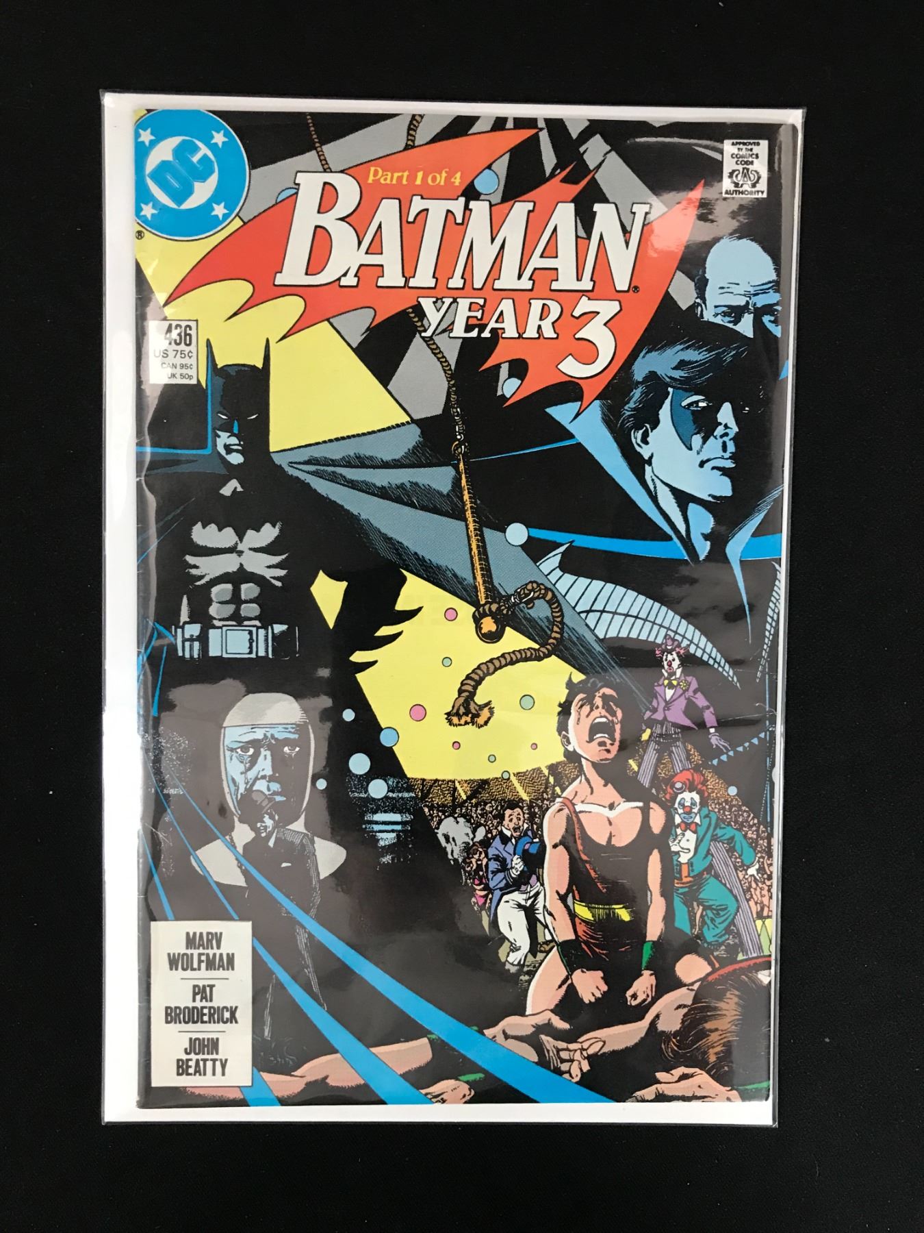 DC COMIC MO 436 BATMAN YEAR 3 PART 1 OF 4 Dc comic mo 436 batman year 3 part 1 of 4