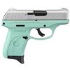 Image 1 : RUG EC9S 9MM 3.12" SATIN ALUM SLIDE TURQUOISE 8RD