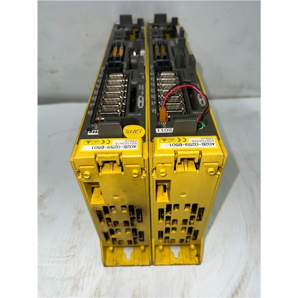 (2) Fanuc #A02B-0259-B501 Power Mates with Circuit Boards