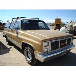 GMC 1500 SUBURBAN s/n 1G5EC16L9FF528444: