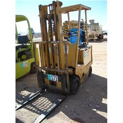 TCM FCB15 3000lb. ELECTRIC WAREHOUSE FORKLIFT s/n 7190312:
